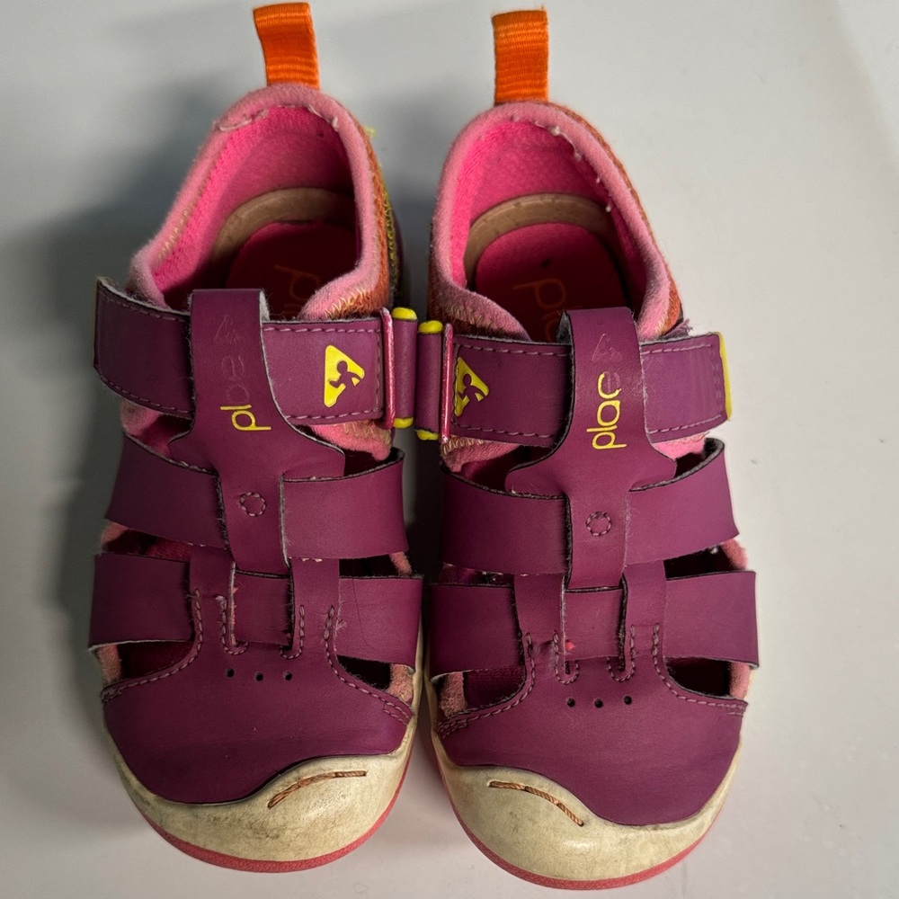 PLAE Kids Sandals - Purple and Pink